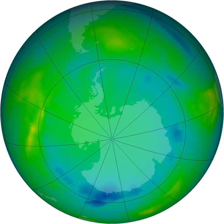 Ozone Map 2007-07-27